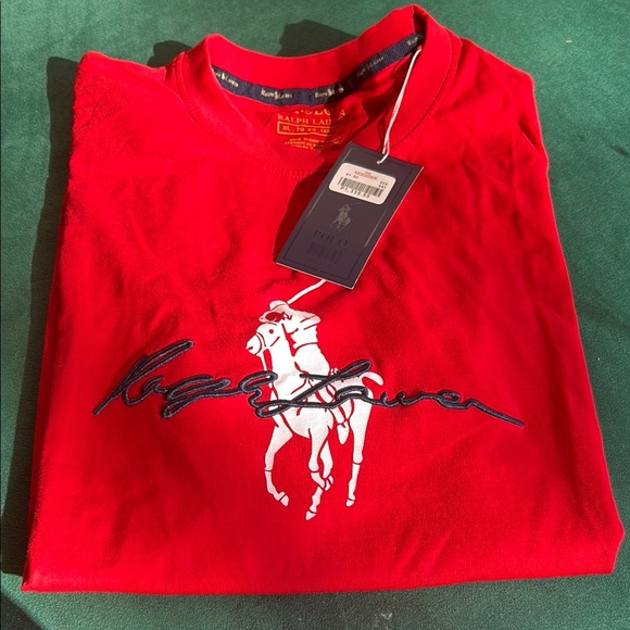 Polo Ralph Lauren Other - Polo by Ralph Lauren Red xl Men's Shirt embroidered Ralph Lauren